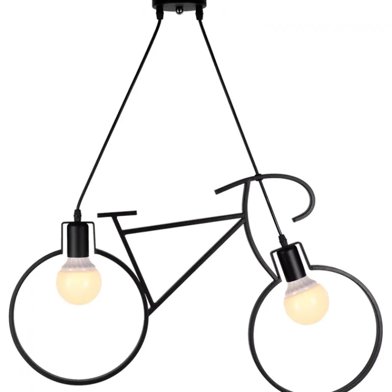 Iron Bike Industrial Pendent Light for Dining Room Bedroom