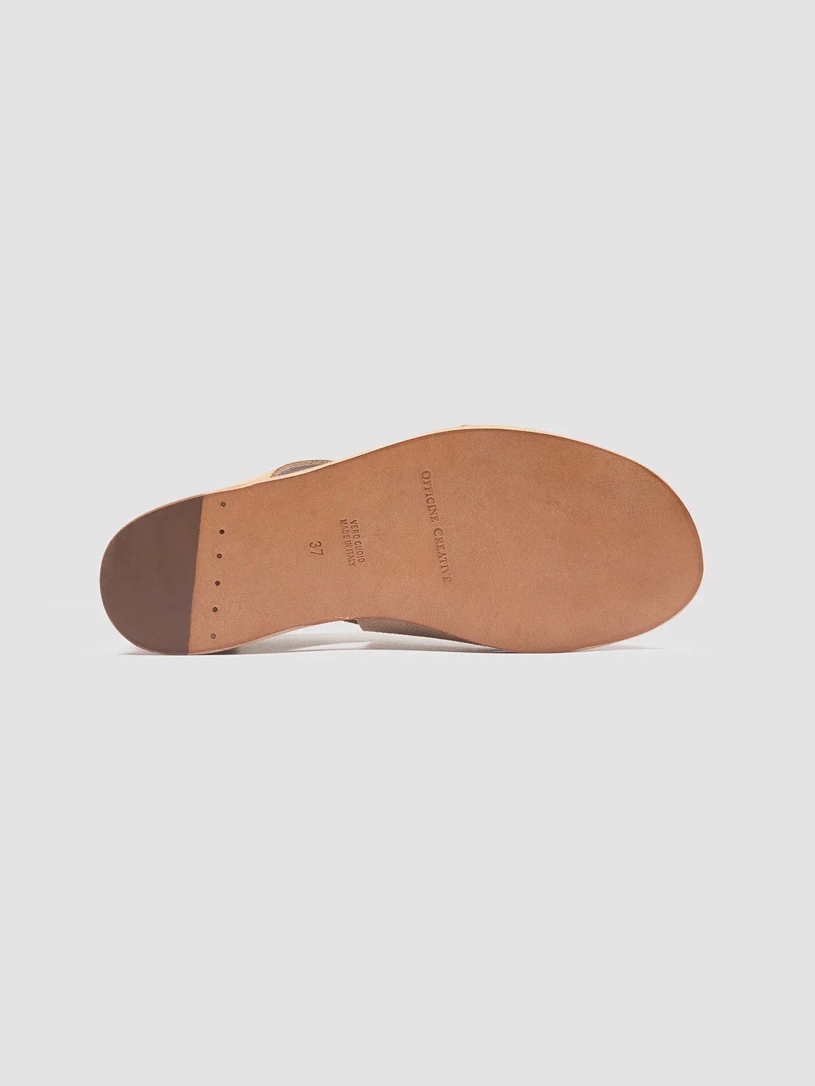 ITACA 052 - Beige Suede Peep Toe Sandals