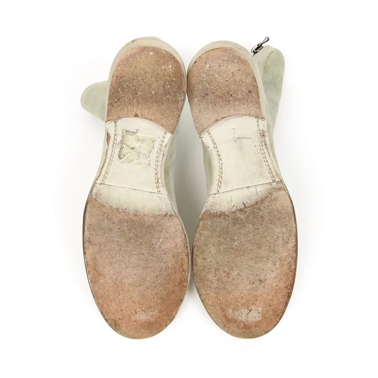 Julius Suede Back Zip Boots Size 2