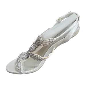 Kenneth Cole REACTION, Live a Little PA, Cream Heel Sandals