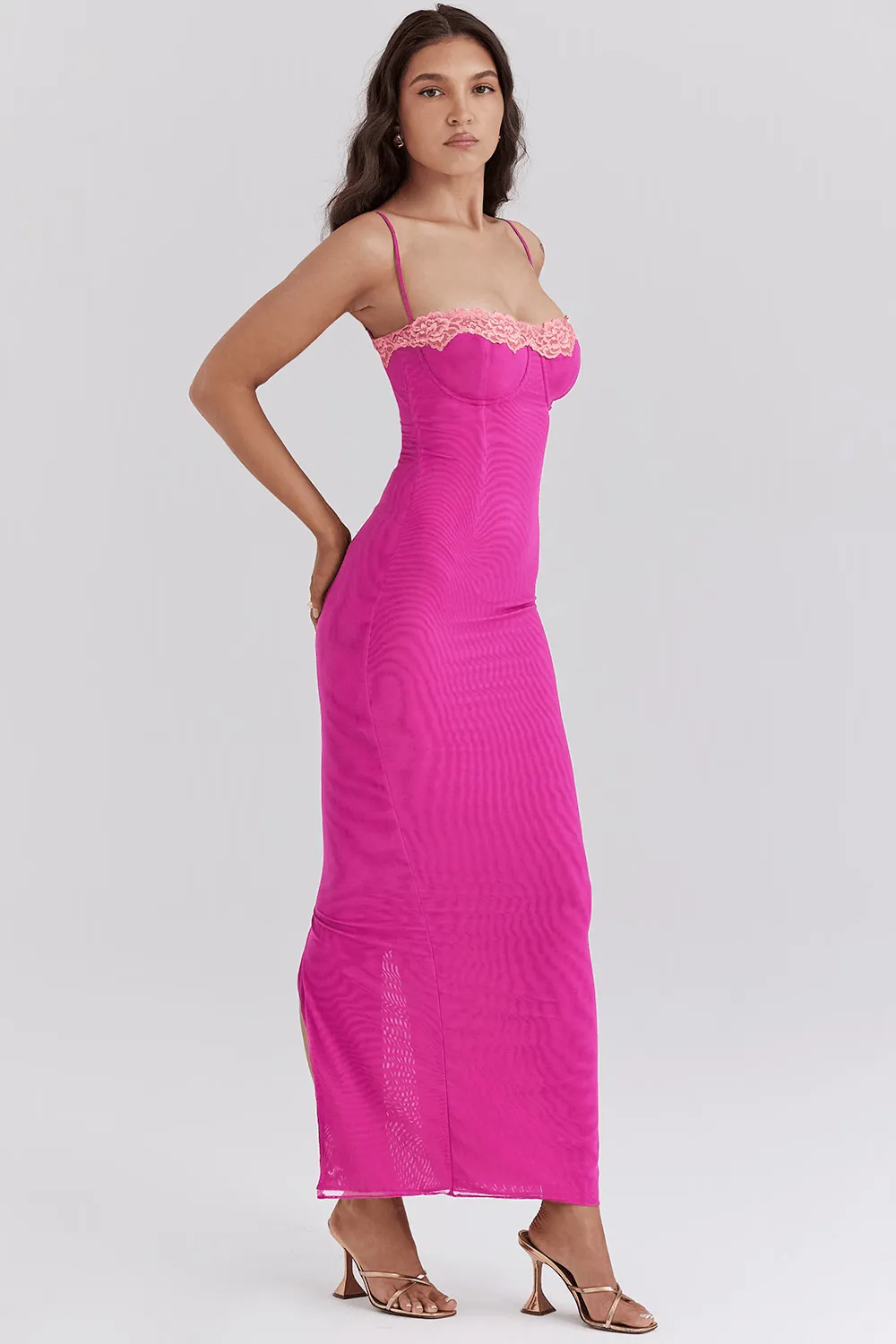 Lace-Trim Slip Dress | Sultry & Elegant | Perfect for Summer Nights