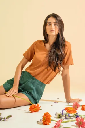 Lace Trim Top