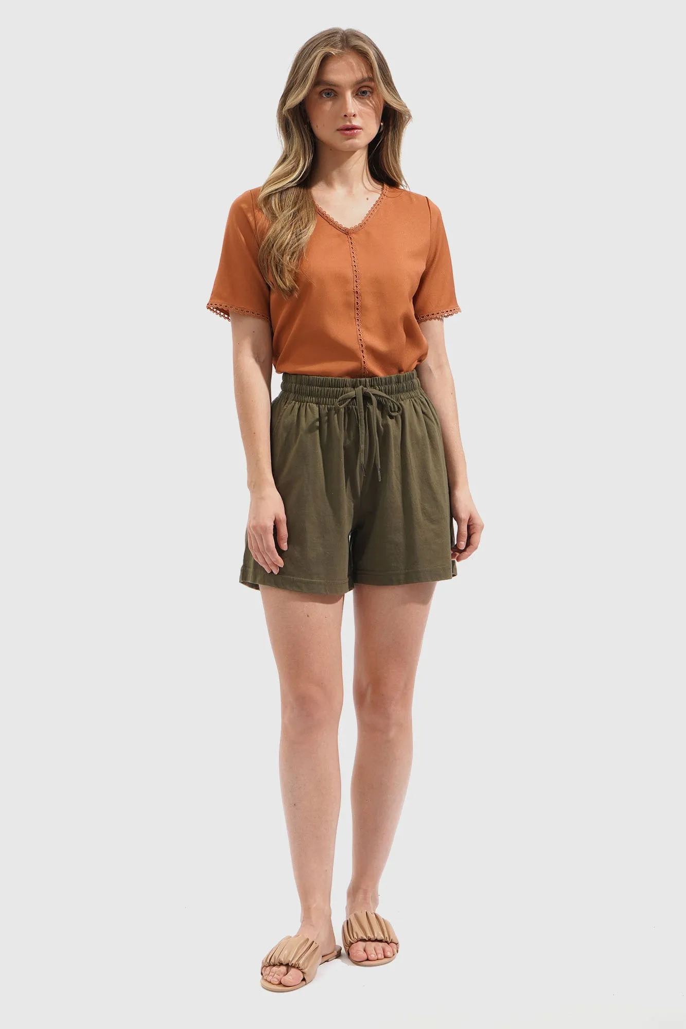 Lace Trim Top