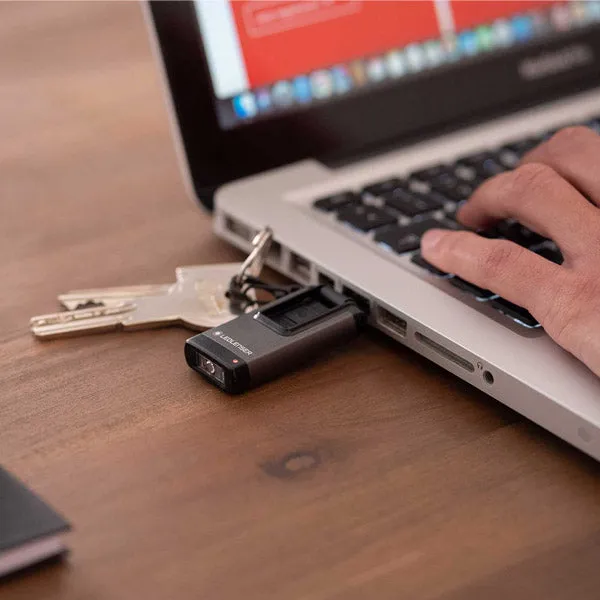 Led Lenser K6R Rechargeable Keyring Light