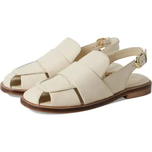 Libby Ivory Leatherman Fisher Flat Sandals