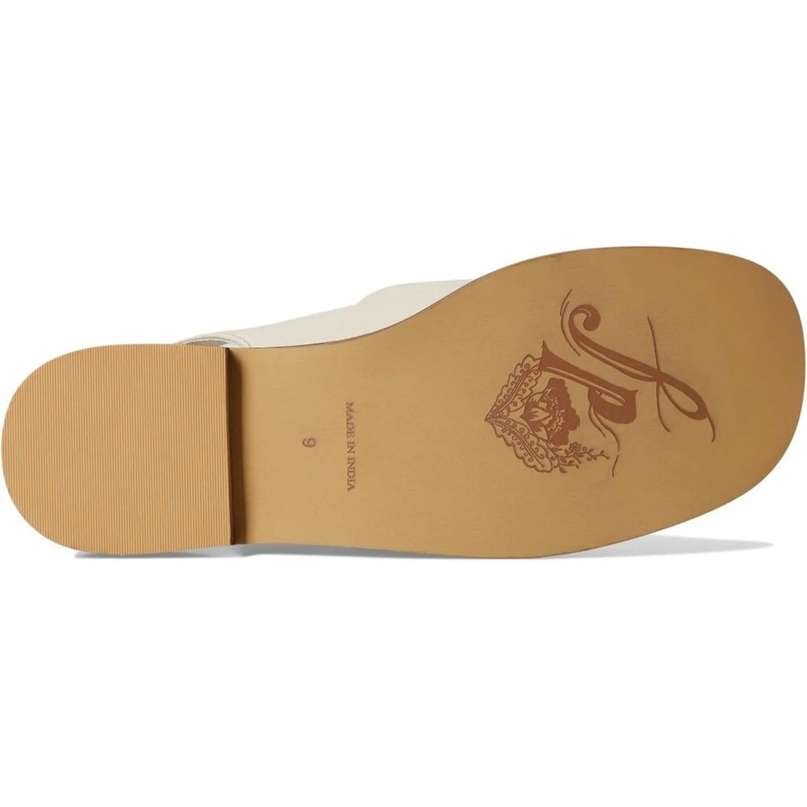 Libby Ivory Leatherman Fisher Flat Sandals