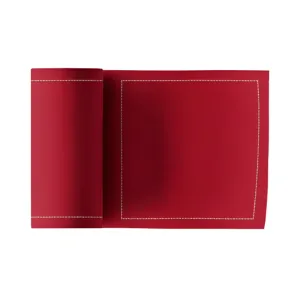 Lipstick Red Perforated Party Napkins