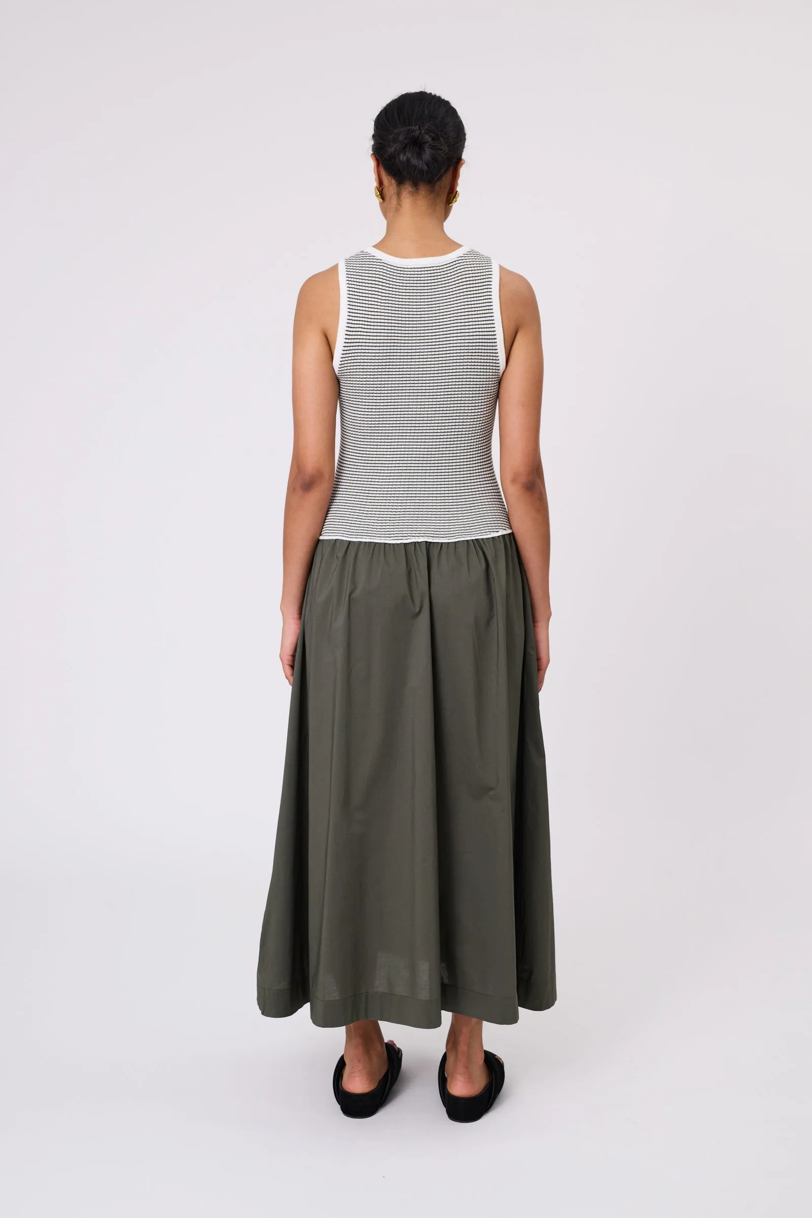 Media Maxi Dress - Cypress Stripe