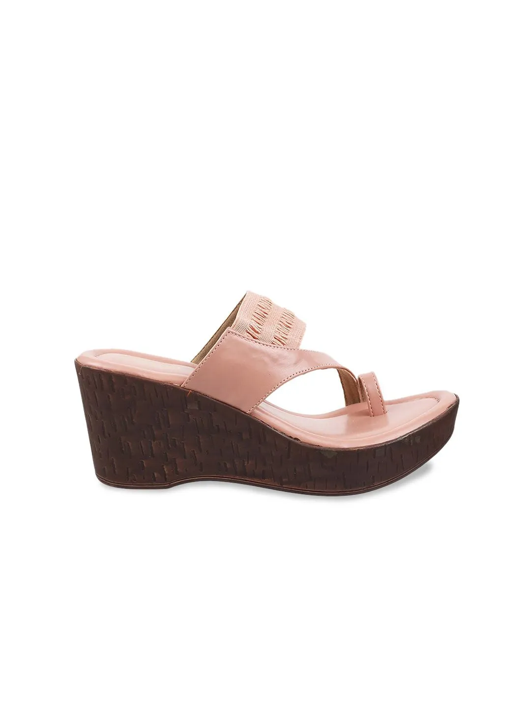 Metro Pink Wedge Sandals