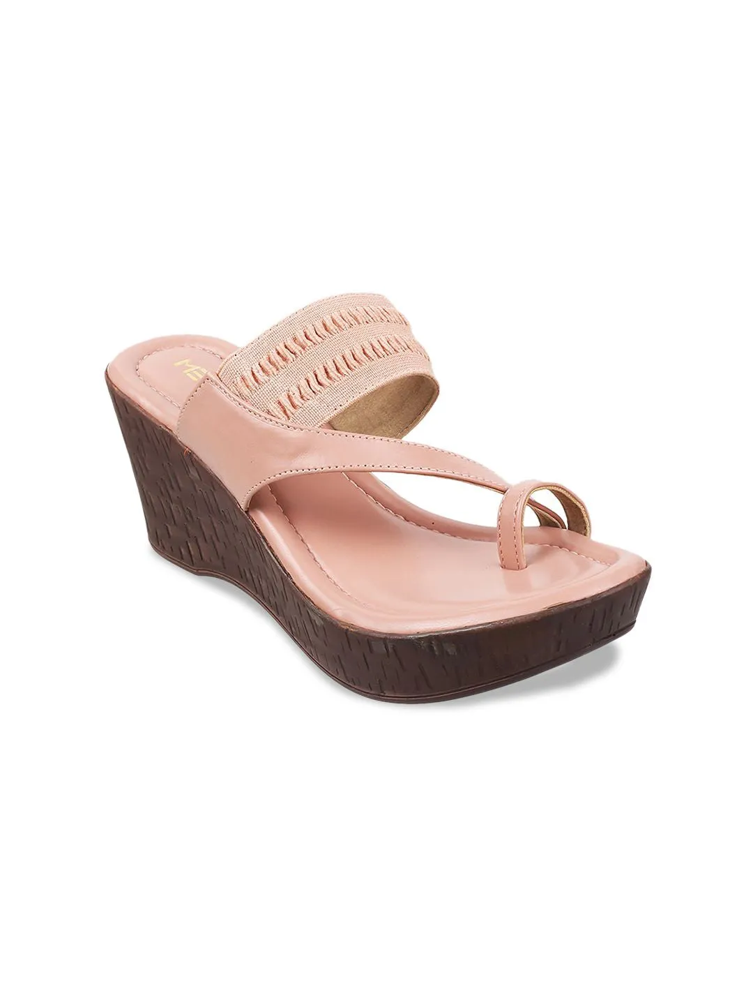 Metro Pink Wedge Sandals