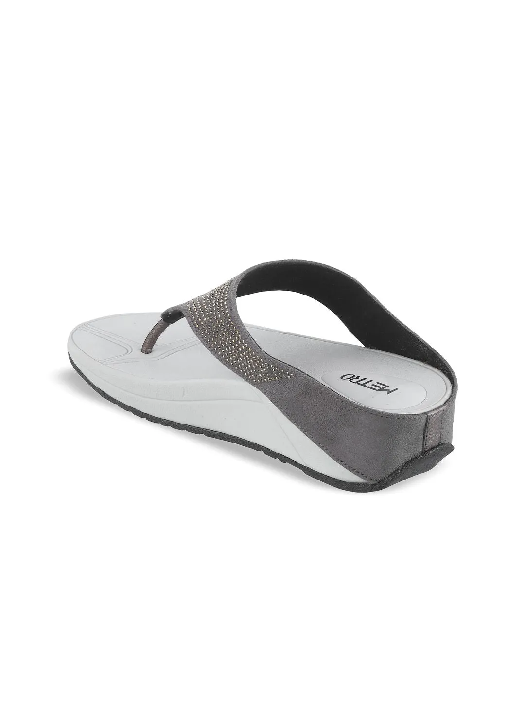 Metro Women Embellished Comfort Sandals