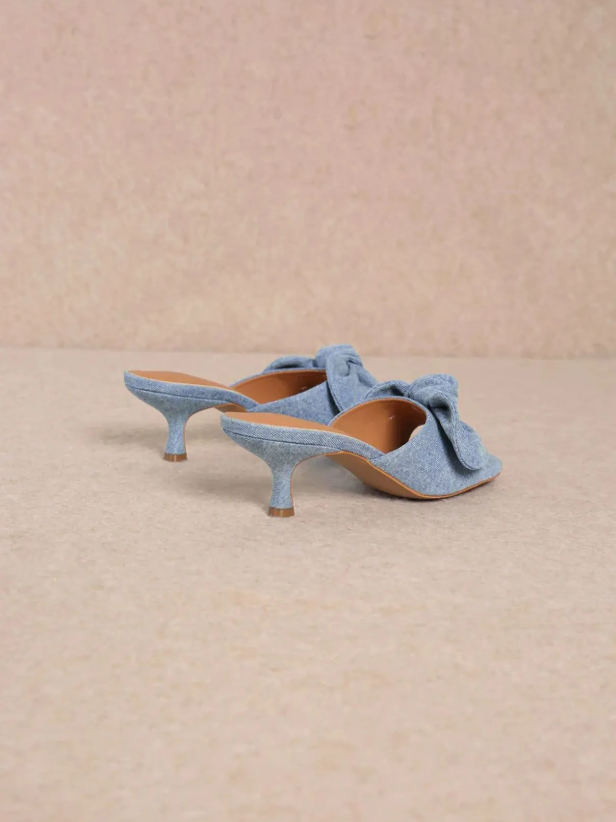 Mi.iM Shoes Hannah Kitten Heel Denim