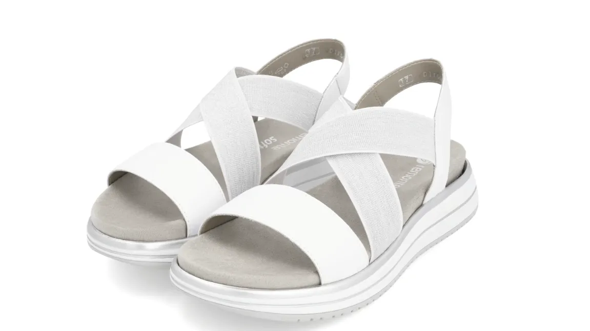 Musidora White Sandals