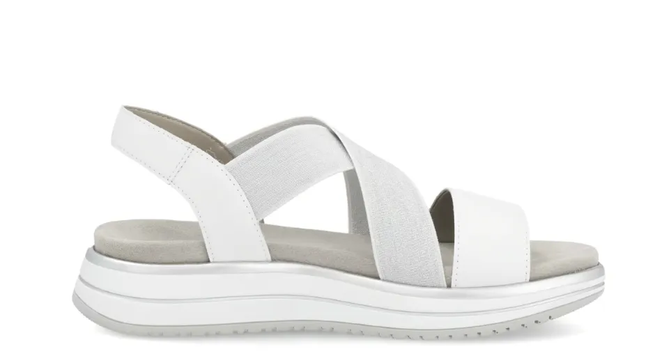 Musidora White Sandals
