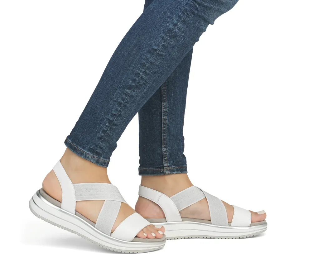 Musidora White Sandals