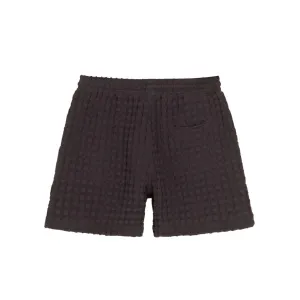 Nearly Black Porto Waffle Short