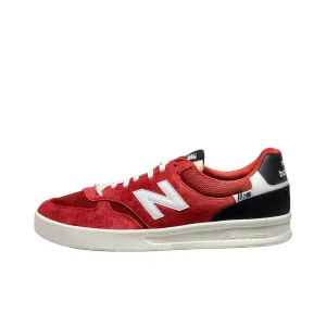 New Balance Ct300 Low-Top Sneakers Suede Red Color For Men