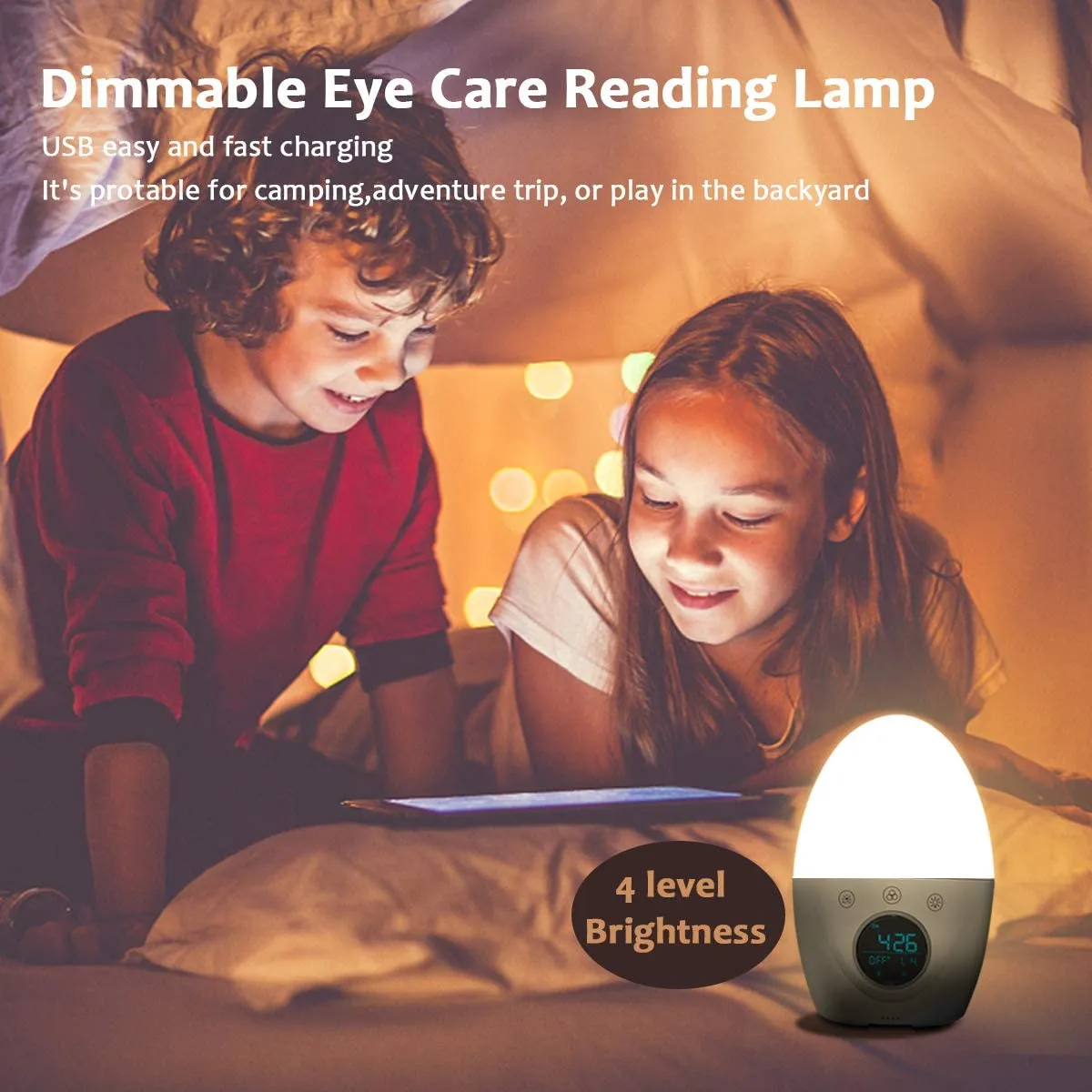 New in box! FiveHome Kids Alarm Clock, Children's Sleep Trainer, 7 Color Wake Up Light & Night Light, Sleep Timer -Teaches Child When Fine to Wake Up