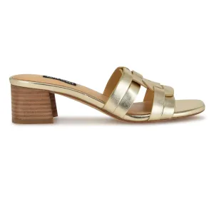 Nine West Women's Gennie3 Gold M
