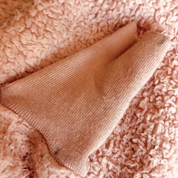Nordic Beach Pink Sherpa Cozy Wrap/Cardigan -One Size