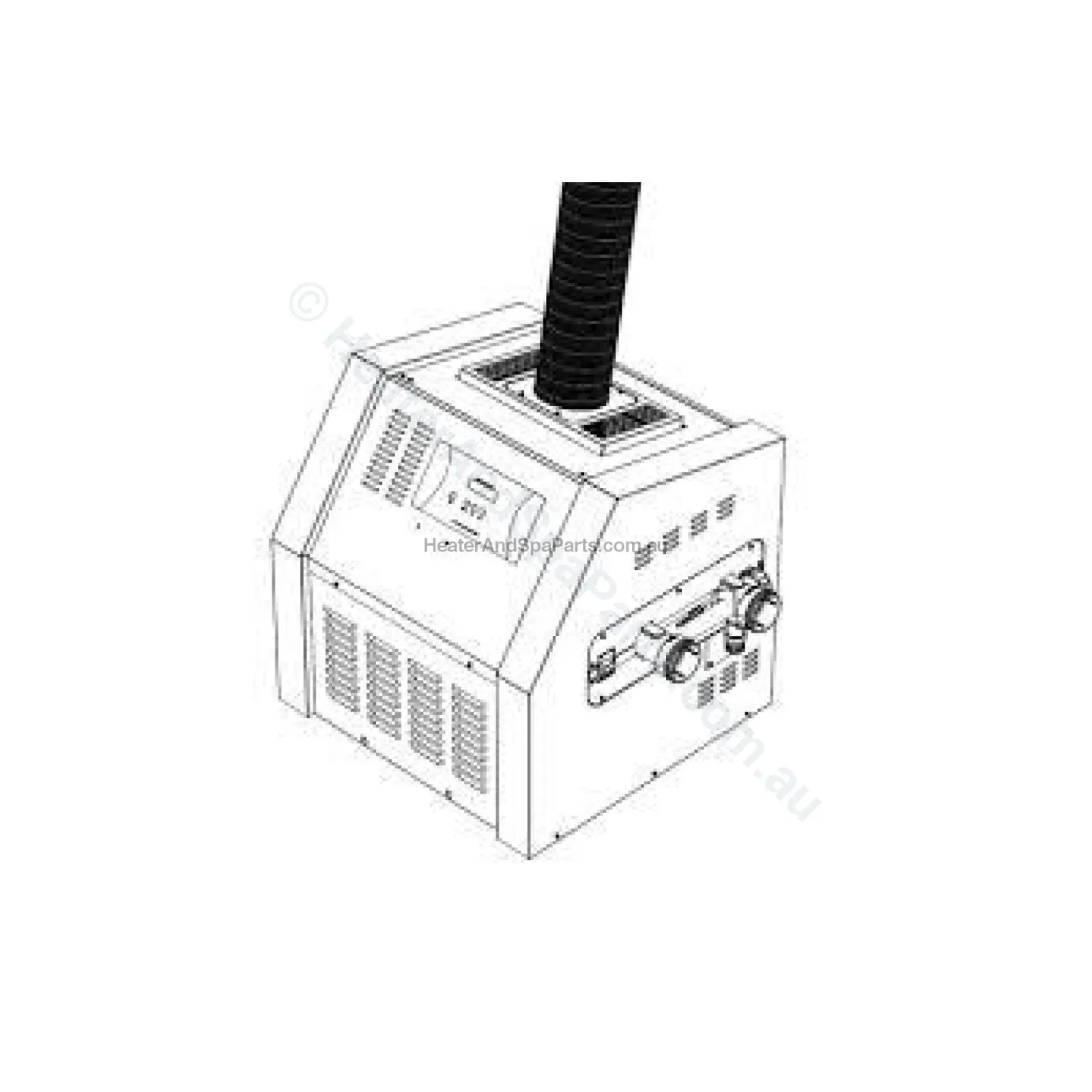 OBSOLETE - Astralpool HiNRG 400 Gas Spa & Pool Heater - Natural Gas or LPG - NLA