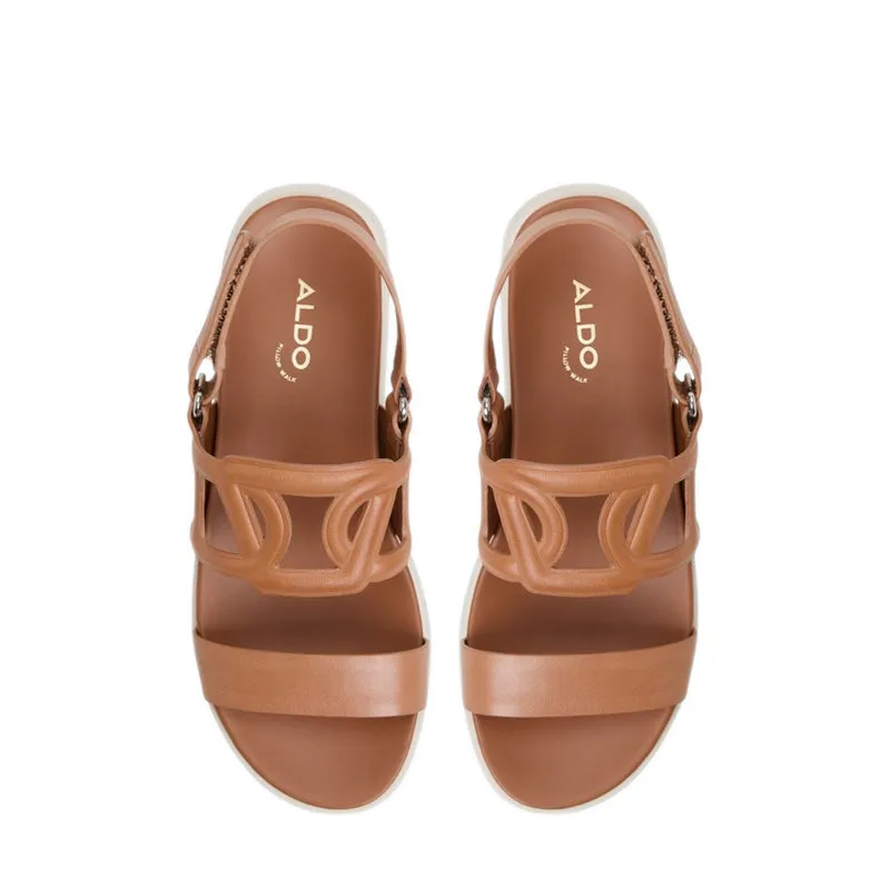 ONUVIA FOOTBED SANDALS - MEDIUM BROWN