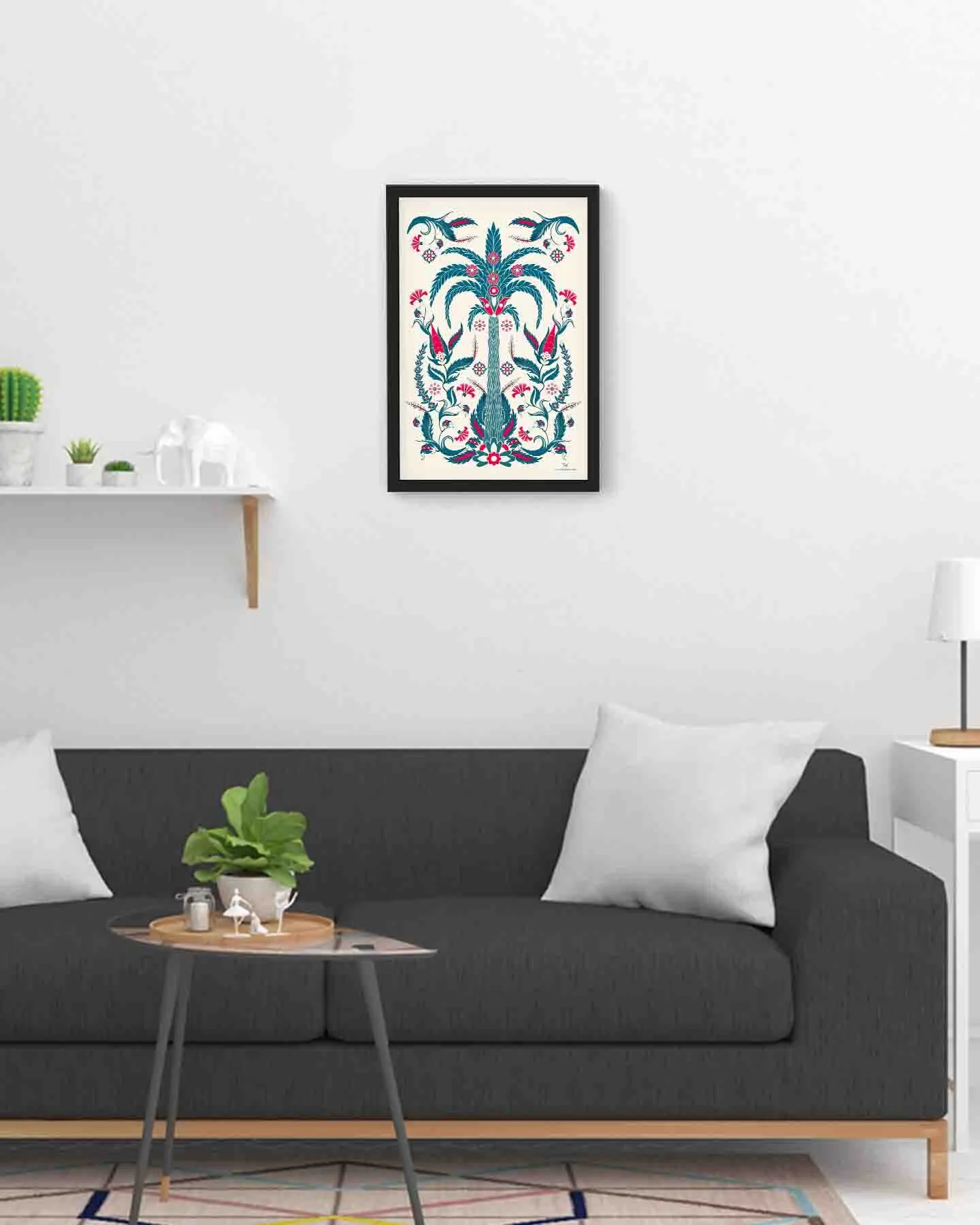 Palm tree art