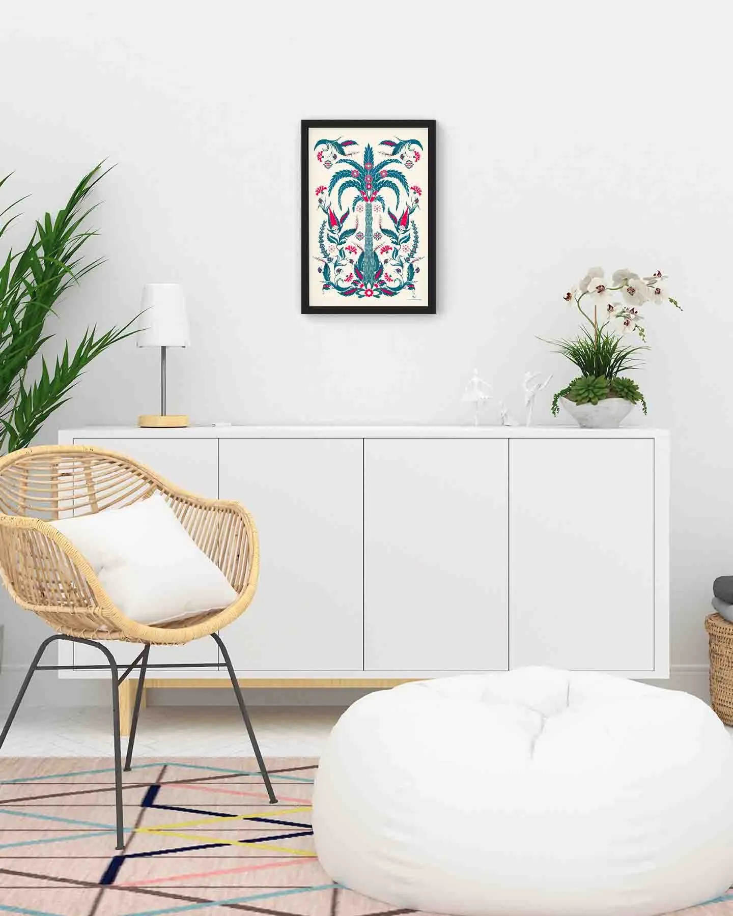 Palm tree art