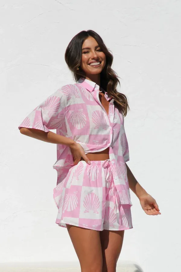 POLLY | PINK SHELL SET