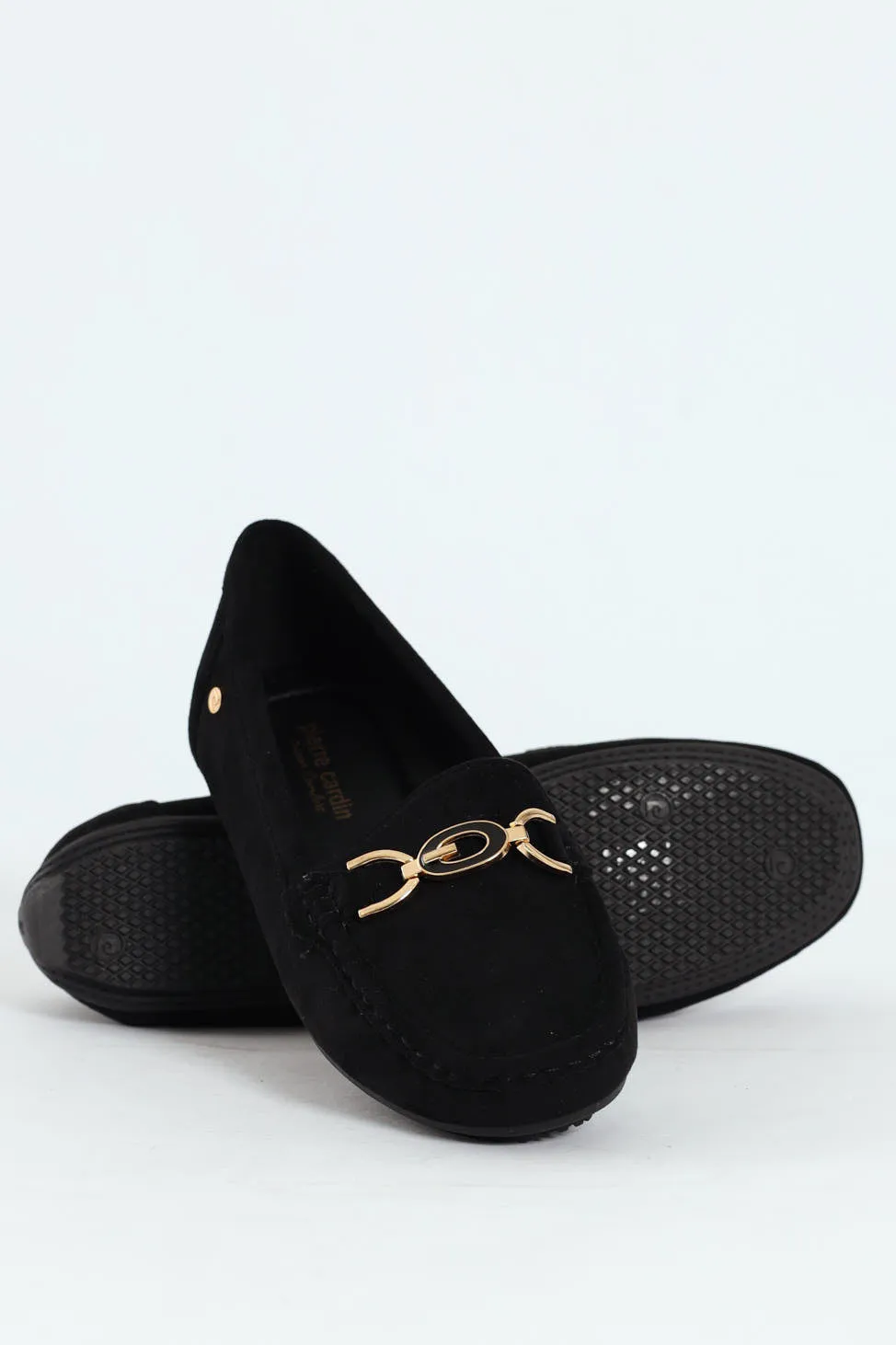 Prost 12 Horsebit Suede Driver Loafer - Black