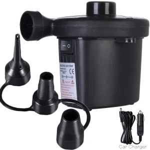 Quick-Fill AC Electric Air Pump Car Charger Portable Air Inflatable Mattress Pumps for Inflatables Raft Bed Boat Pool Toy