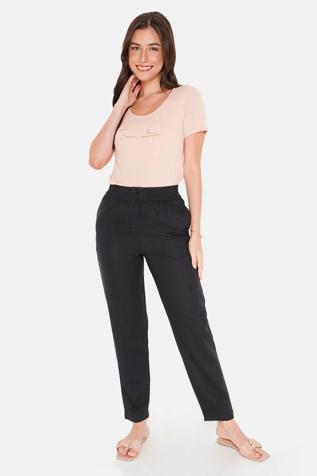 REFORME Linen Ankle Length Cozy Pants