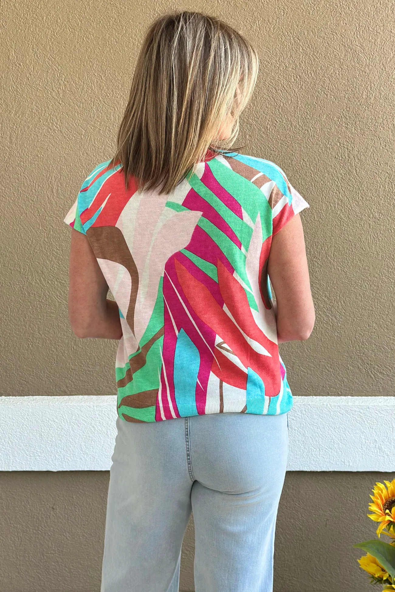 Renuar Sunset Breeze Knit Top
