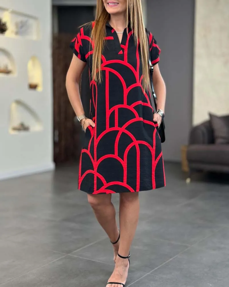 Rosa | Dress with Short Sleeves