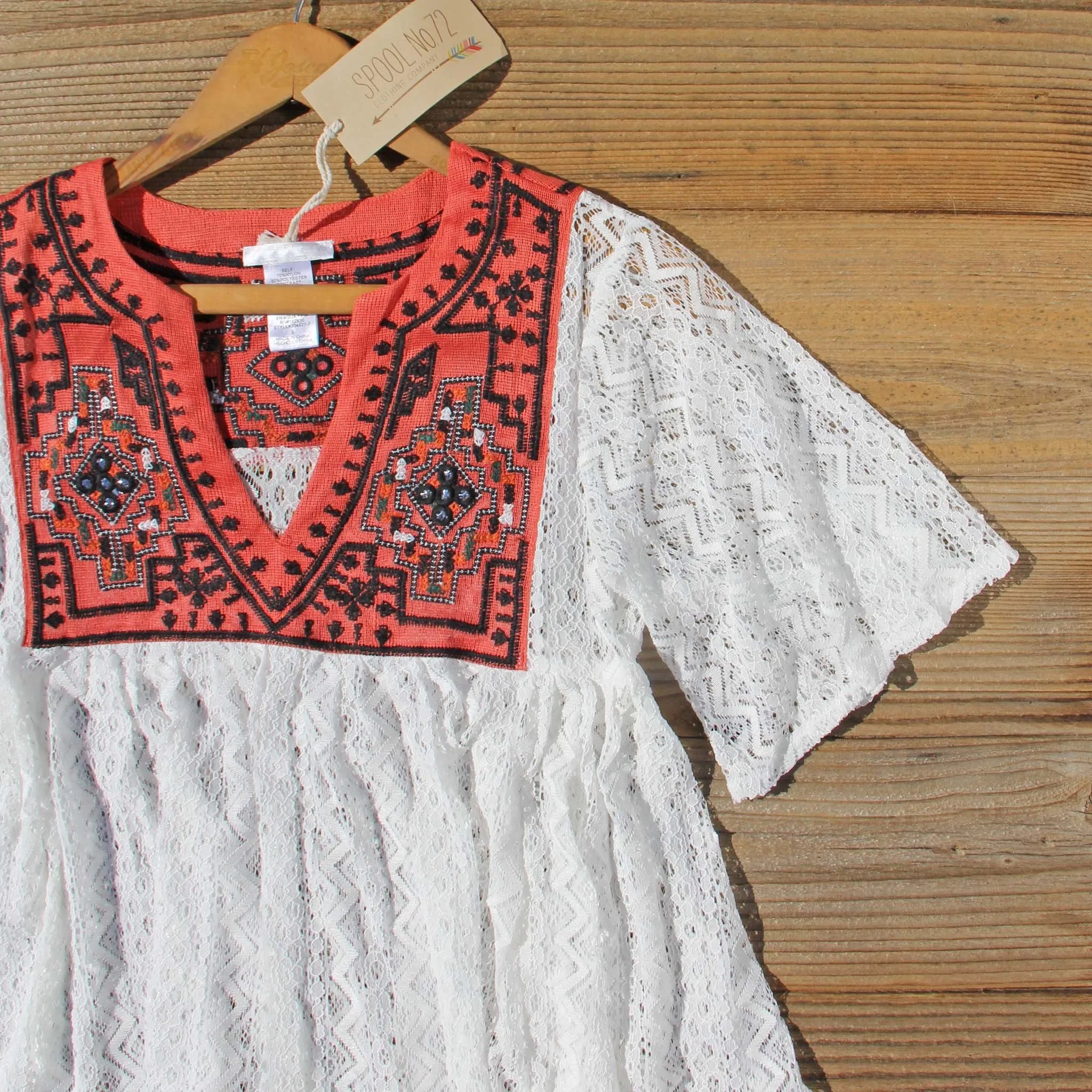 Rosewater Top in Rust