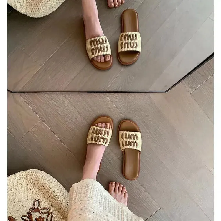 Sabella™ | Luxury Woven Flat Sandals