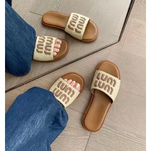 Sabella™ | Luxury Woven Flat Sandals