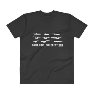 Same Ship Different Day V-Neck T-Shirt