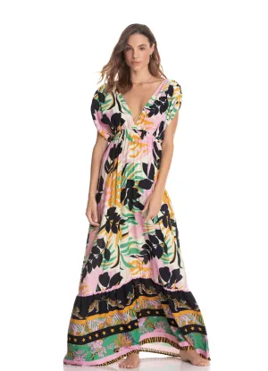 Serene Wilderness Salvia Long Dress