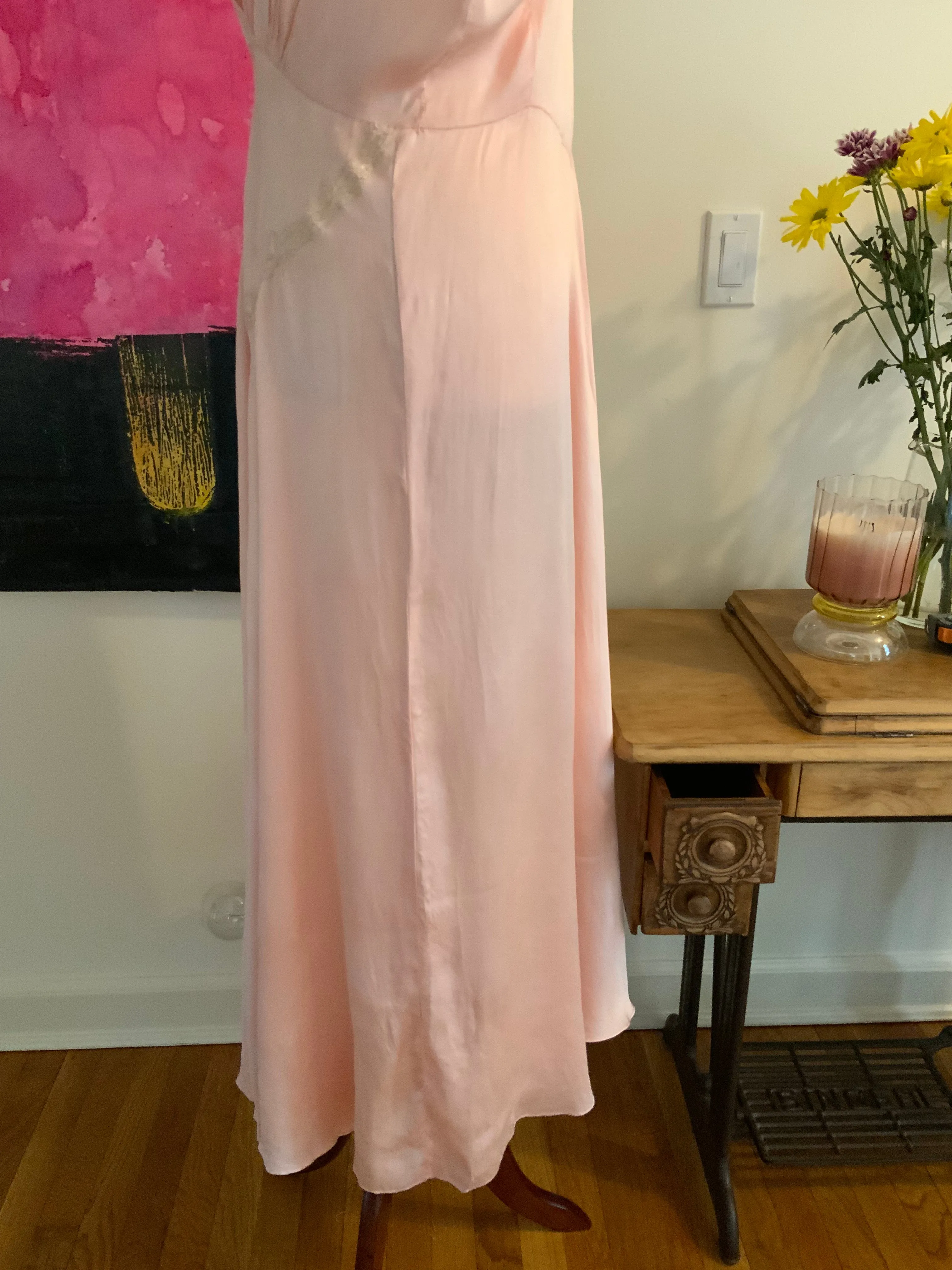 Silk Nightgown / Dress - 40s - 40T