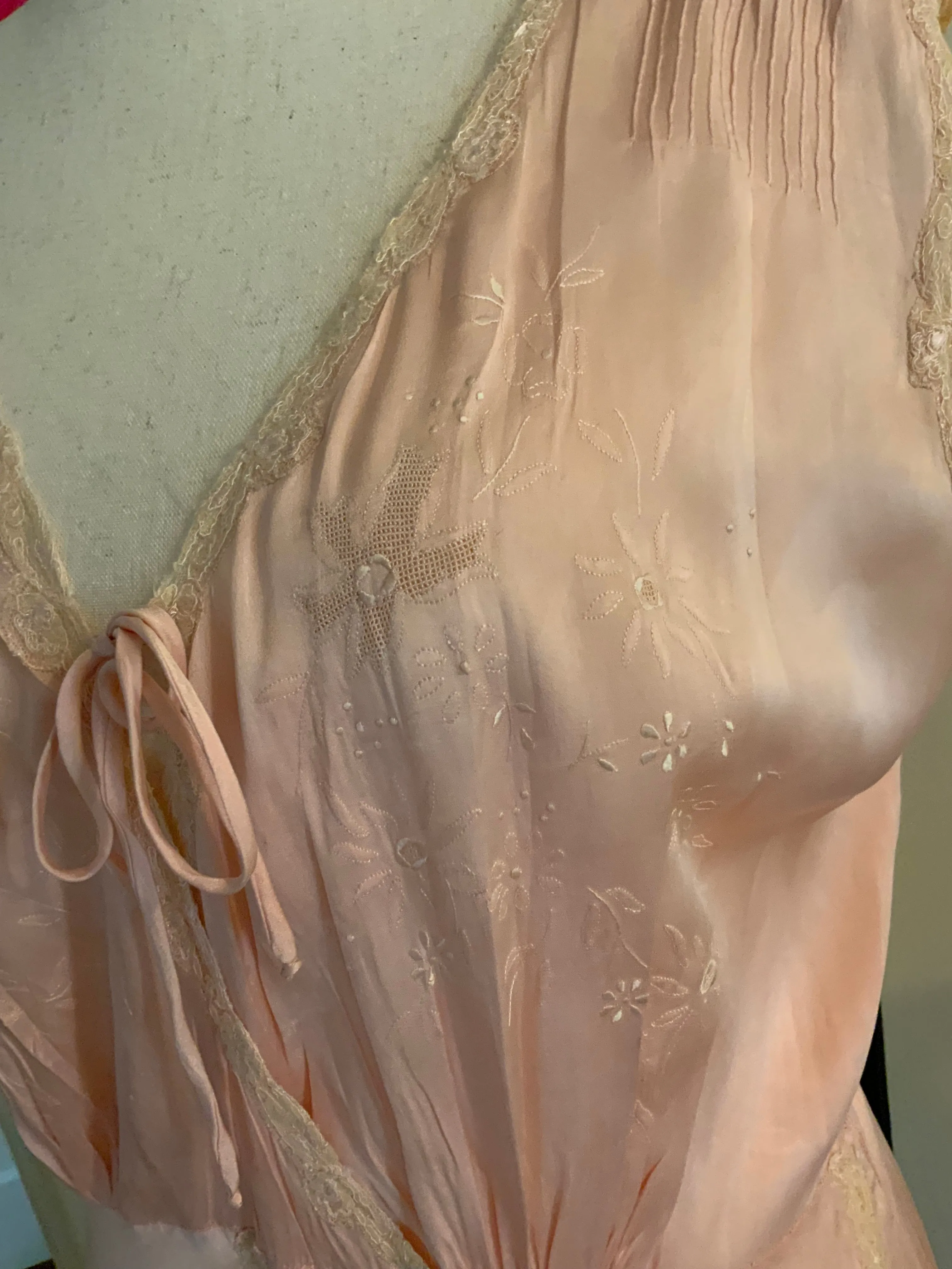 Silk Nightgown / Dress - 40s - 40T
