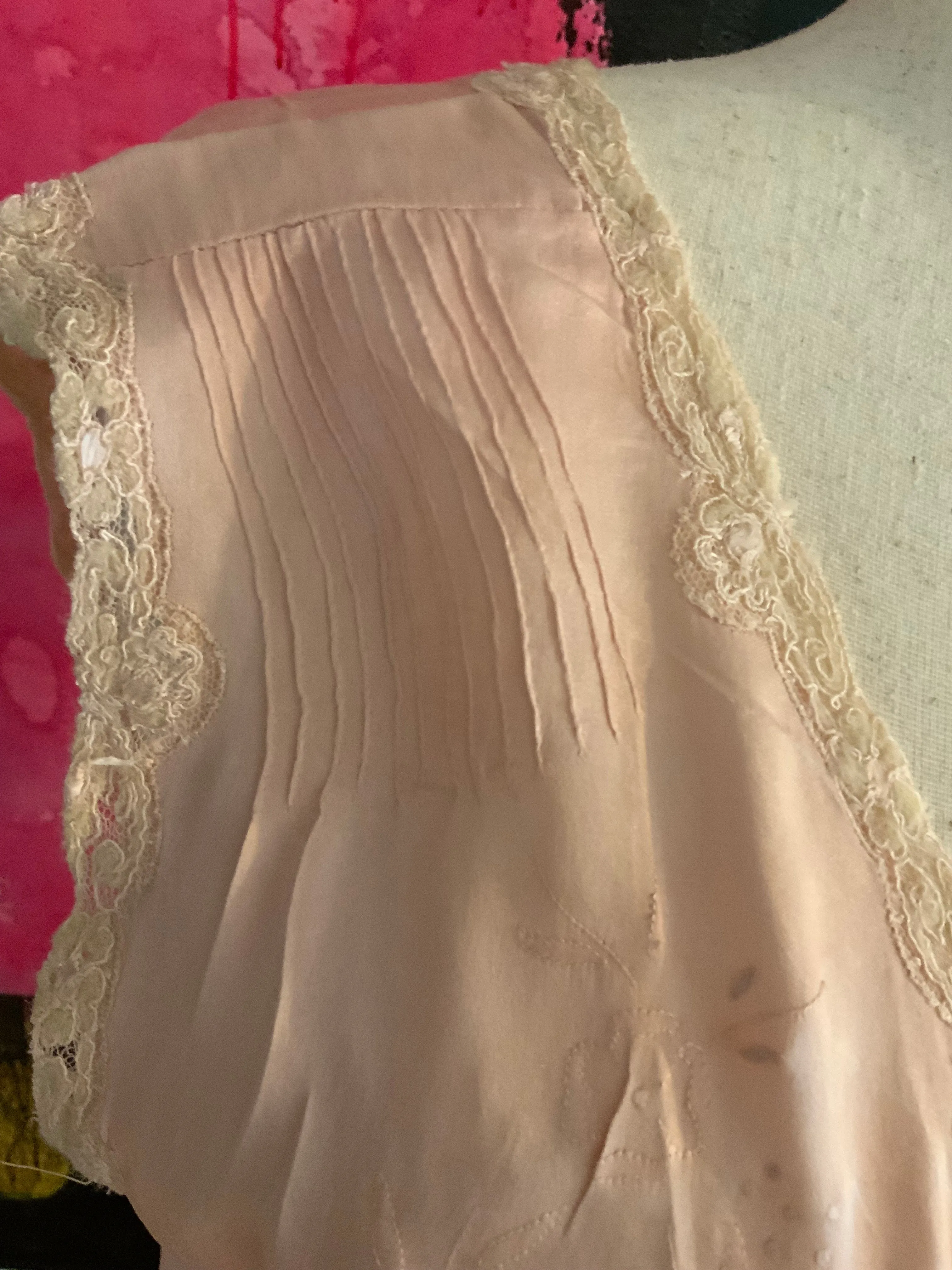 Silk Nightgown / Dress - 40s - 40T