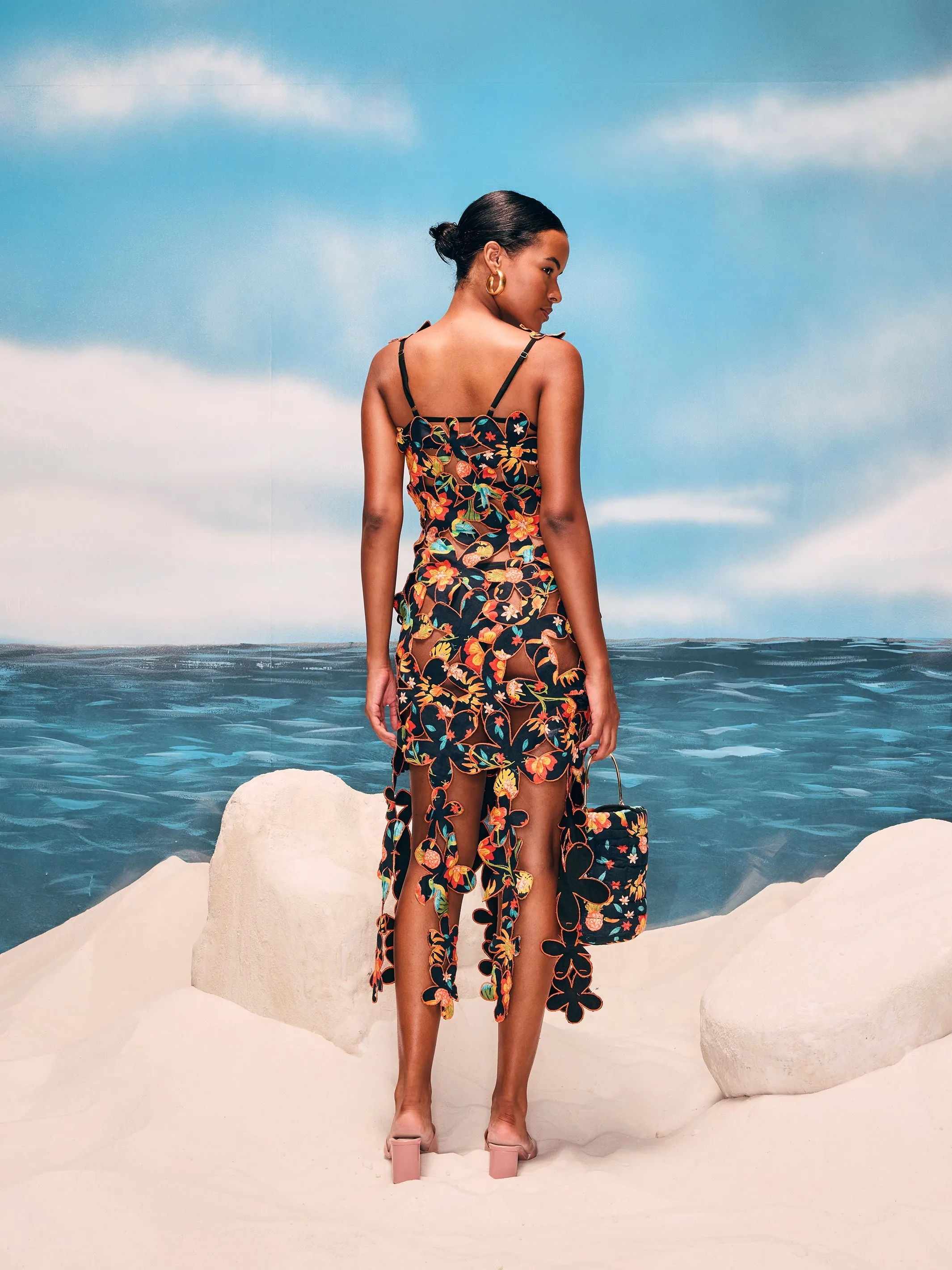 Sitara Floral Cover up