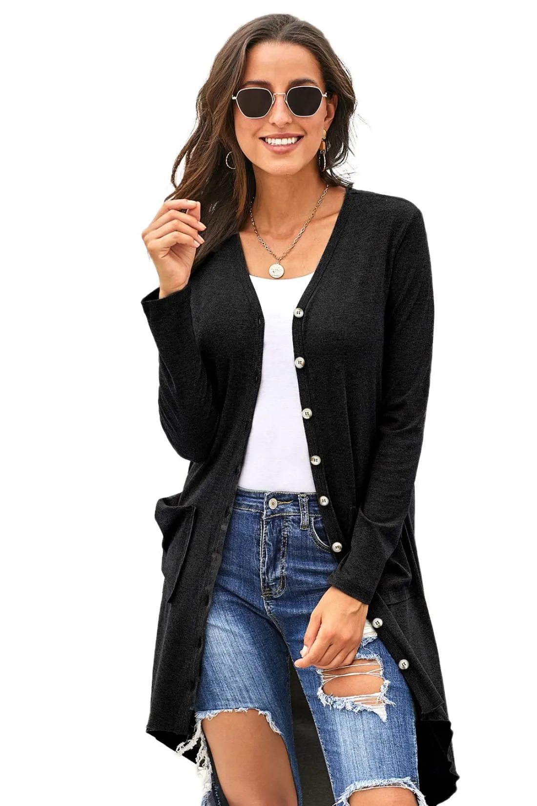 Slouchy High Low Cardigan - Limited Quantities
