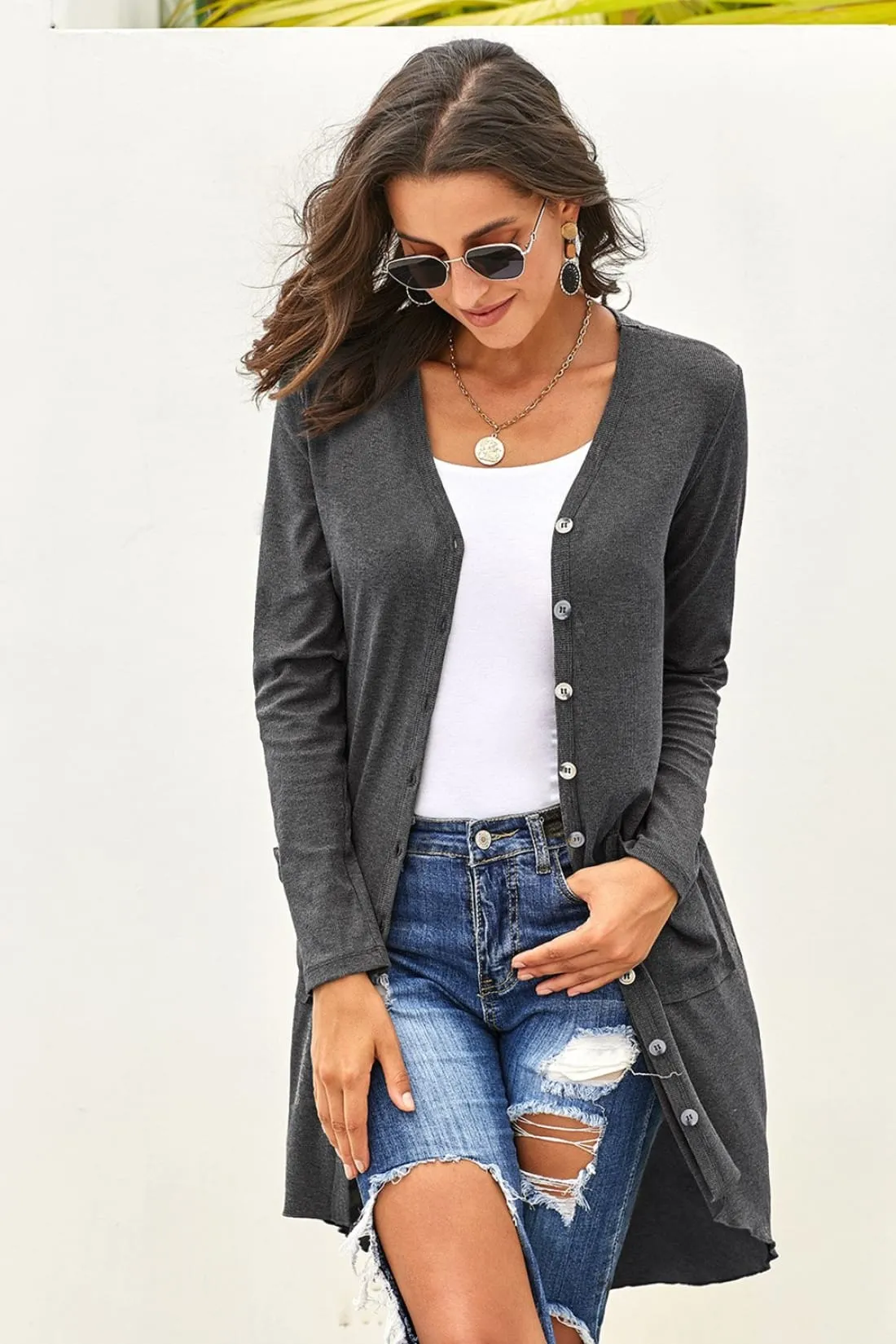Slouchy High Low Cardigan - Limited Quantities