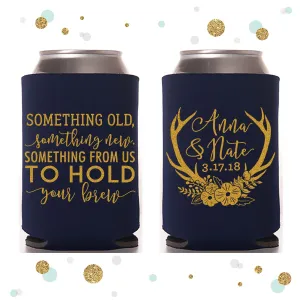 Something Old Something New - Wedding Can Cooler #101R