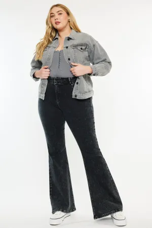 Soraya Ultra High Rise Flare Jeans (Plus Size)