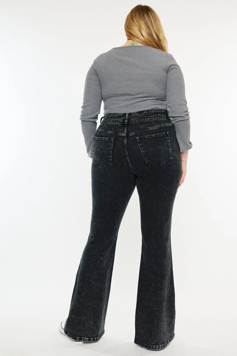 Soraya Ultra High Rise Flare Jeans (Plus Size)