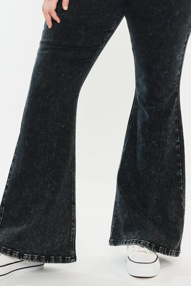 Soraya Ultra High Rise Flare Jeans (Plus Size)