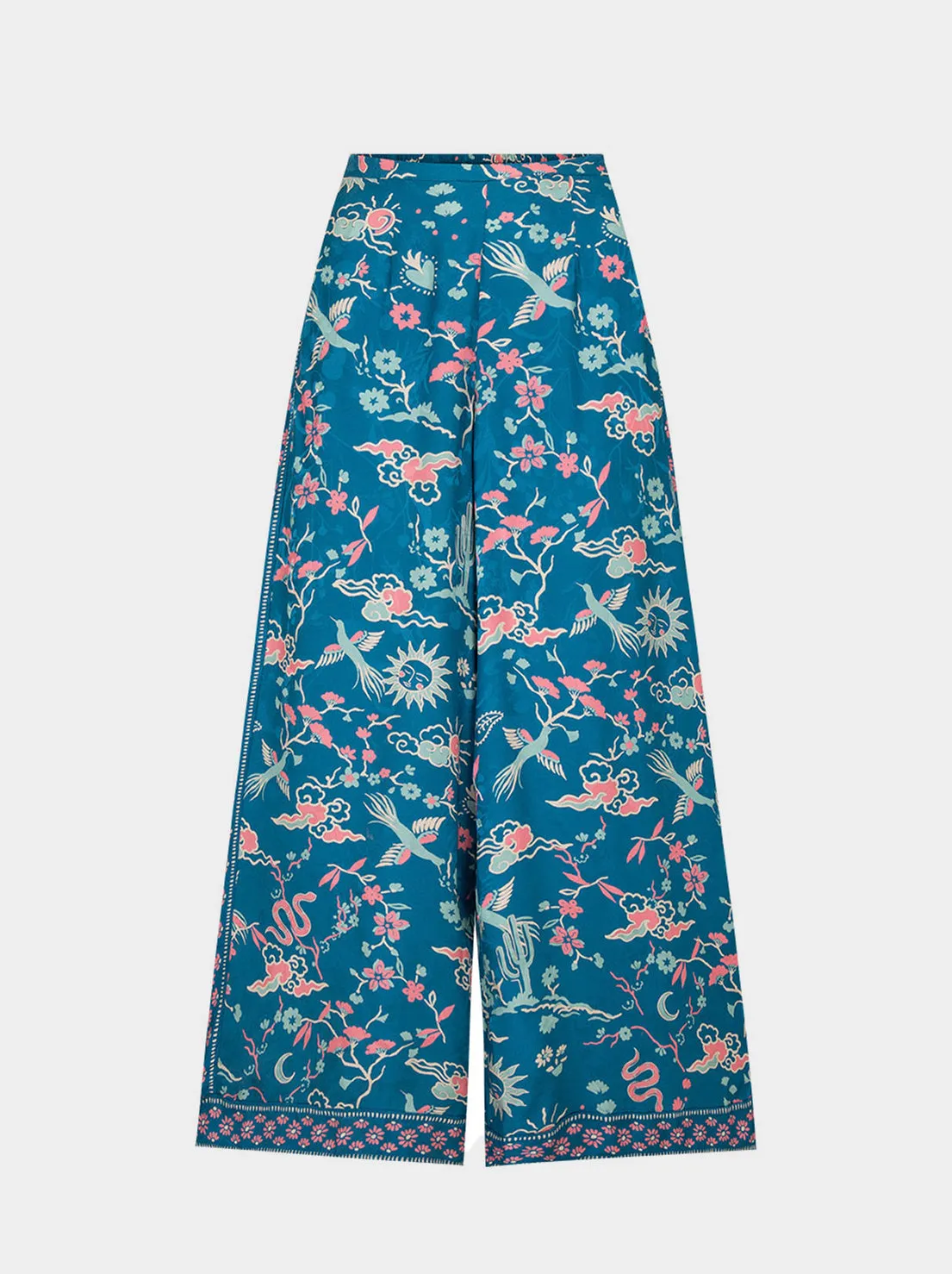 Spell - Desert Bandita Wide Leg Pant - Cobalt